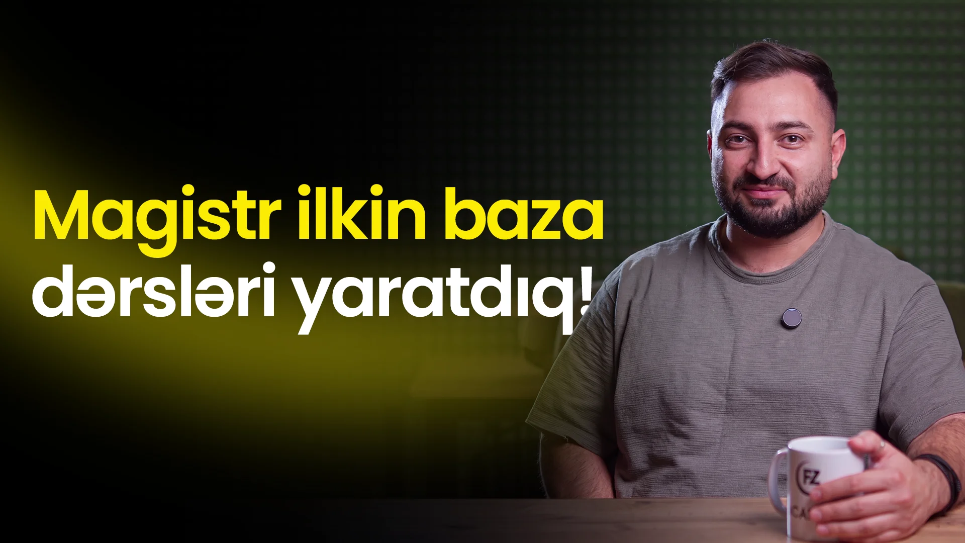 Magistratura ilkin baza dersleri yaratdiq!