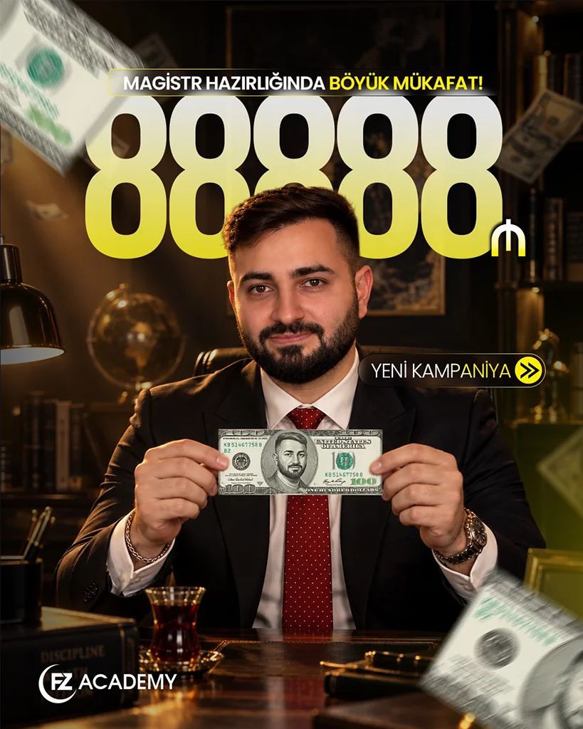 Magistratura hazırlığında BÖYÜK MÜKAFAT!