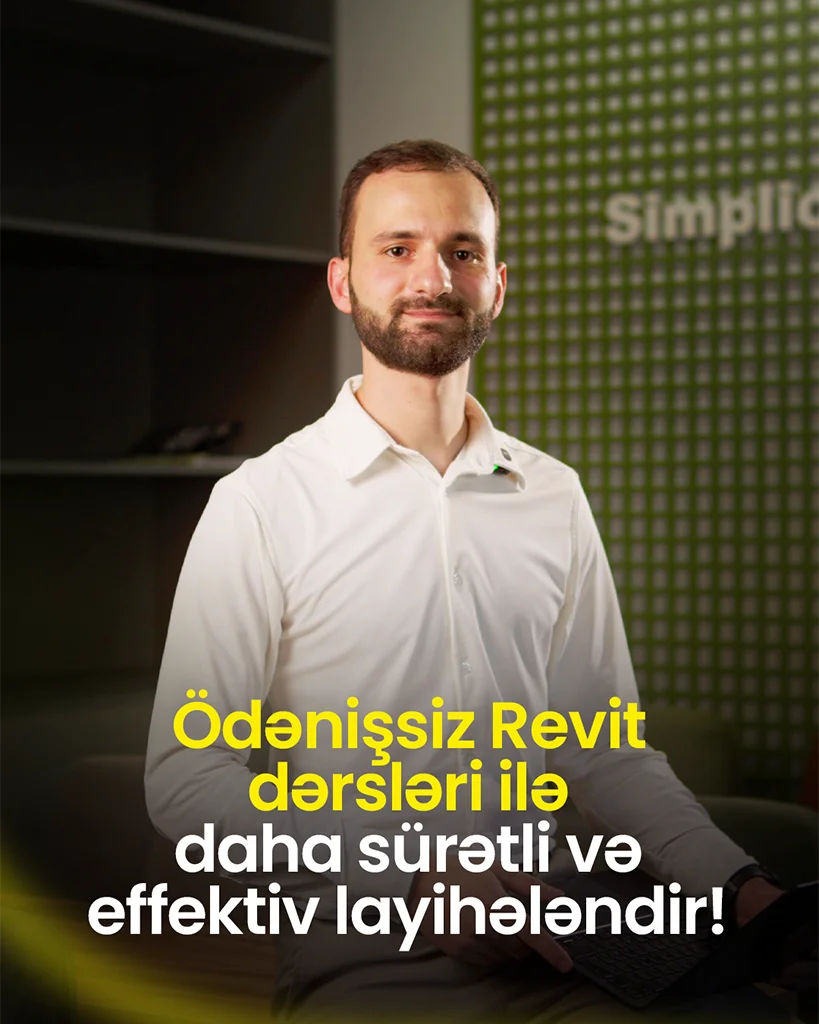 Memar və dizaynerlər üçün Revit dərsləri – YERLƏR MƏHDUDDUR