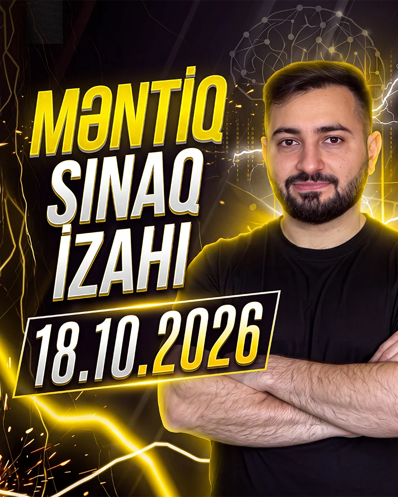 Məntiq üzrə SINAQ İZAHI 18.10.26